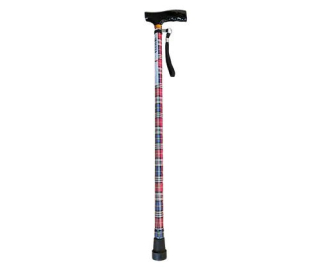 Hůl podpůrná nastavitelná - skotský tartan MOB315U16